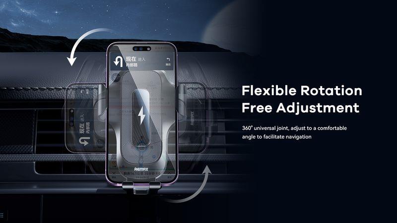 CAR HOLDER REMAX RM-C31 15W WIRELESS BLACK