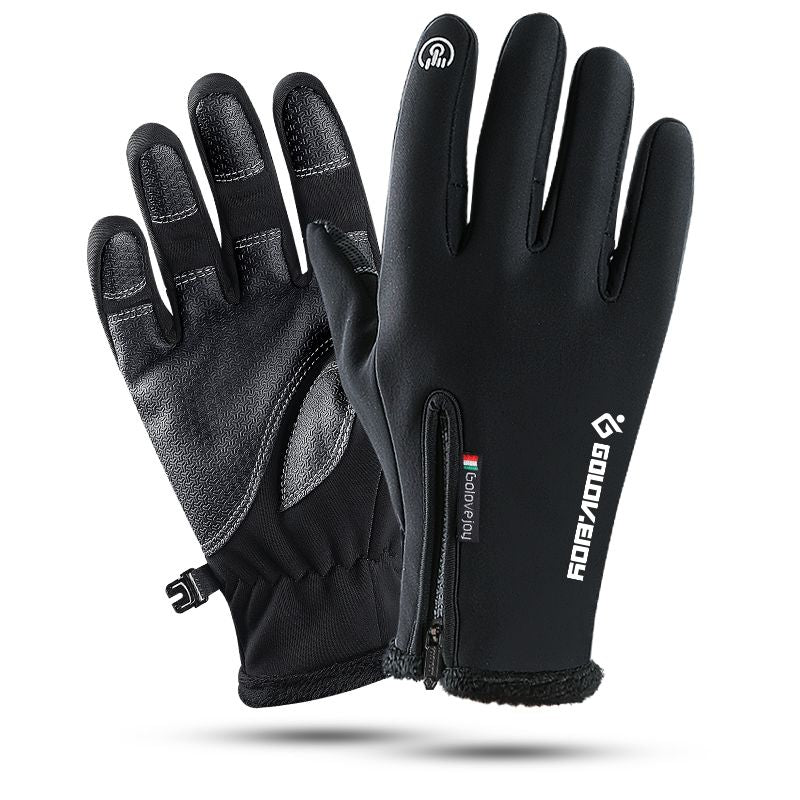 WINTER SPORT SMARTPHONE GLOVES - INSULATED BLACK