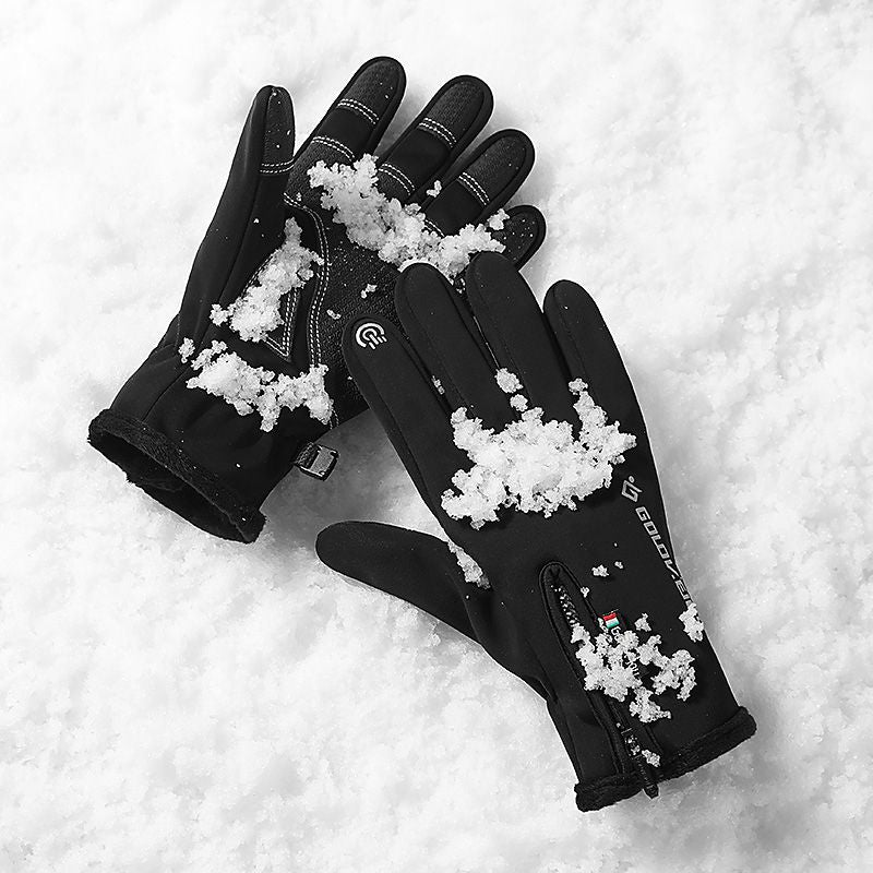 WINTER SPORT SMARTPHONE GLOVES - INSULATED BLACK