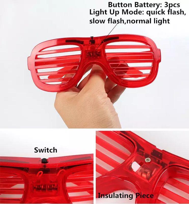 LED GLOWING GLASSES RED