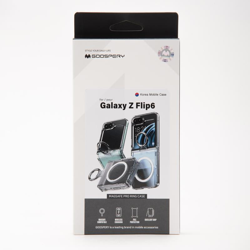 MERCURY MAGSAFE PRO RING SAMSUNG Z FLIP 6 / Z FLIP7 FE, CLEAR