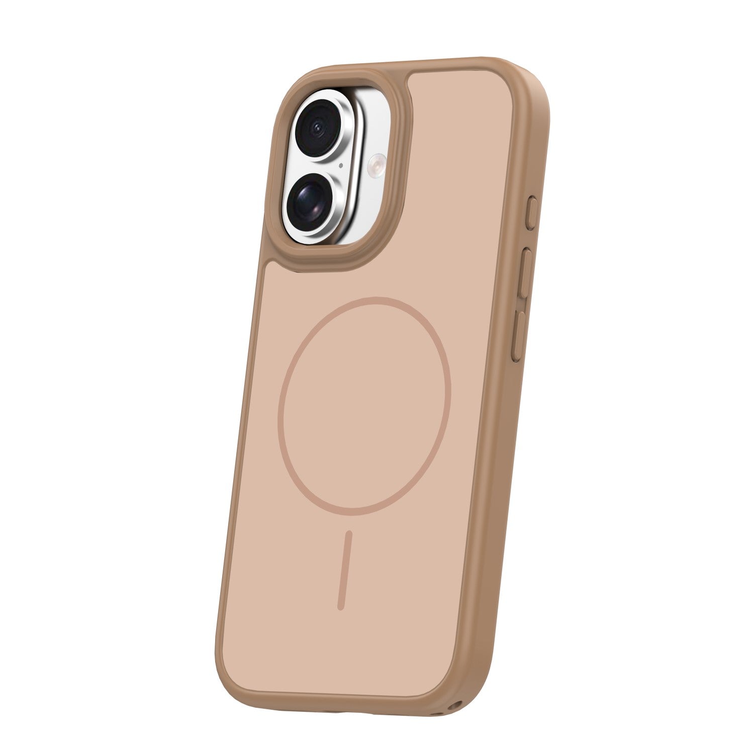 Coque Frame Thin Mag TFO pour iPhone 16 6,1" marron