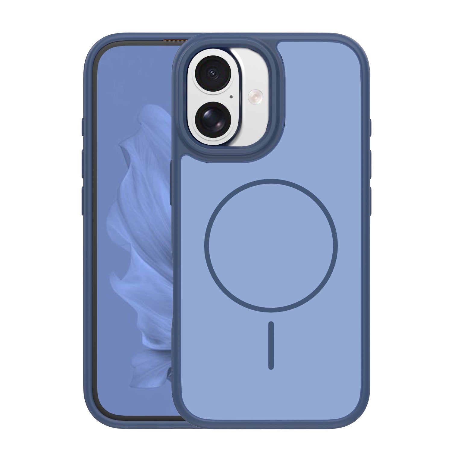 Coque Frame Thin Mag TFO iPhone 16 6,1" bleu