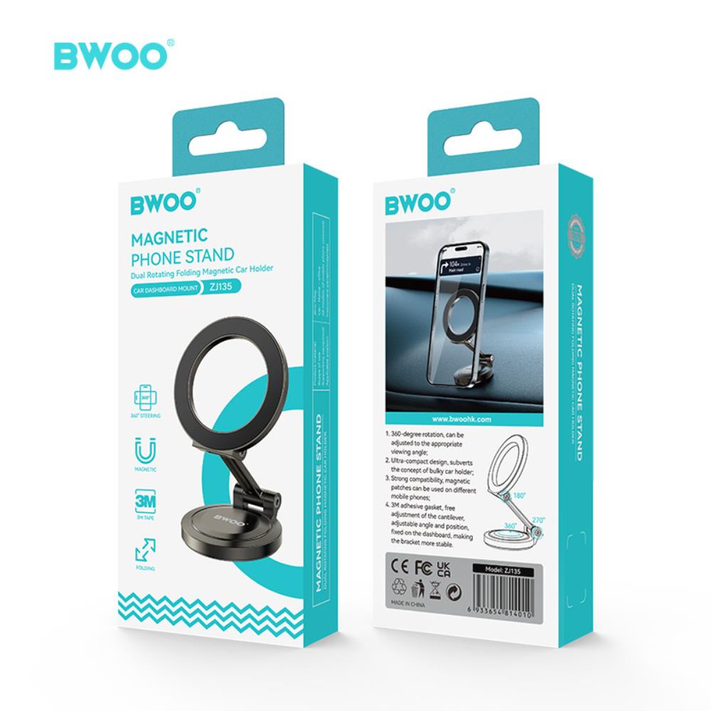 BWOO magnetic car holder ZJ135 black