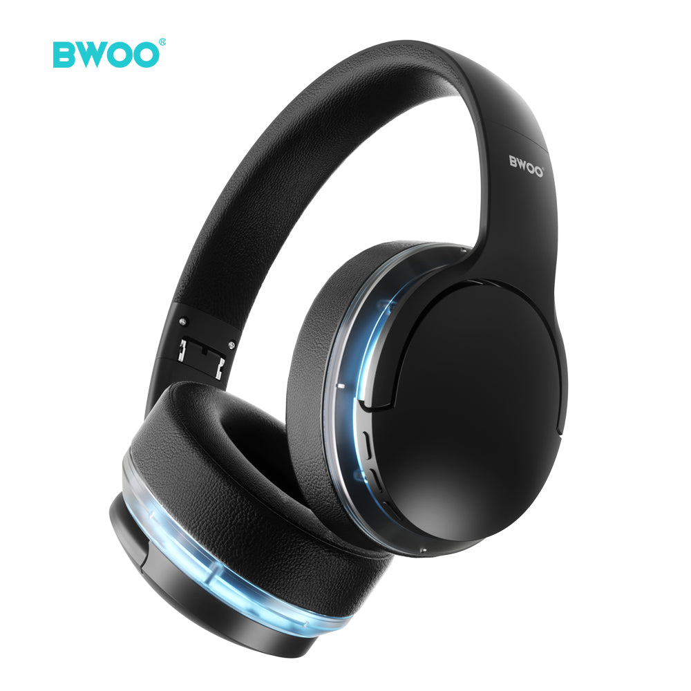 Casque Audio Sans-fil BWOO BW587 — Réduction Bruit Active, 10h d'autonomie