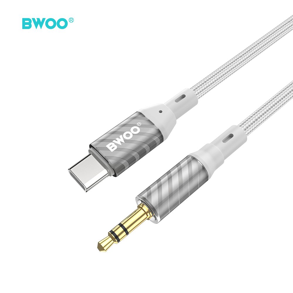 BWOO AUX Cable Type C to 3.5mm Jack audio AUX074