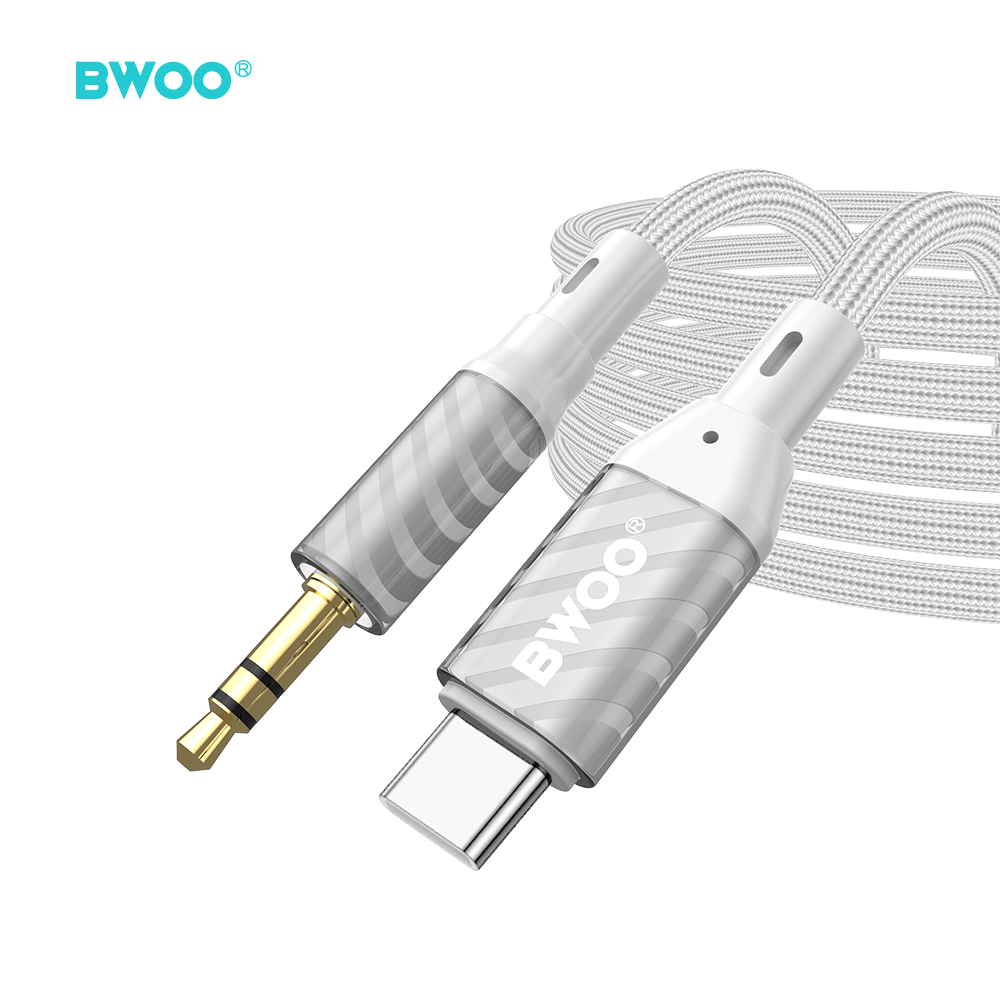BWOO AUX Cable Type C to 3.5mm Jack audio AUX074