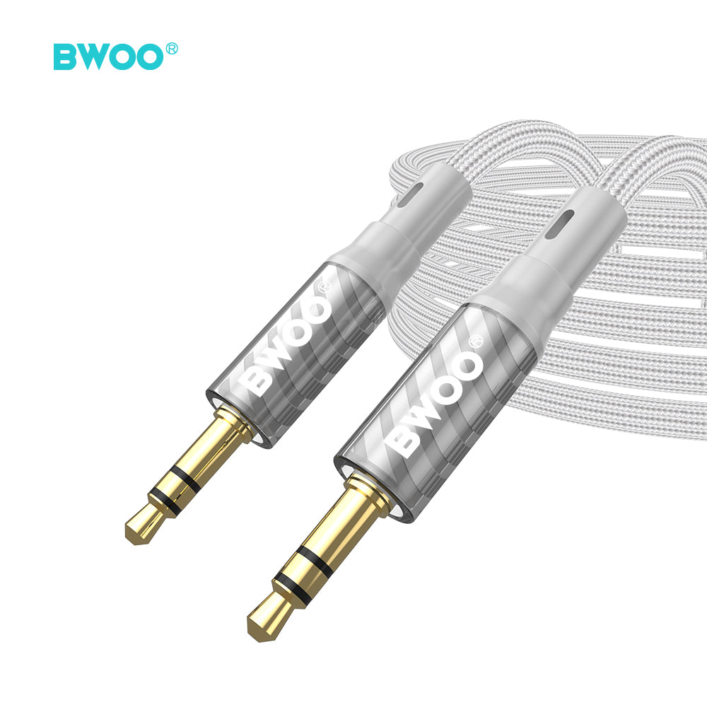 BWOO AUX Cable Support 3.5mm to 3.5mm audio AUX075