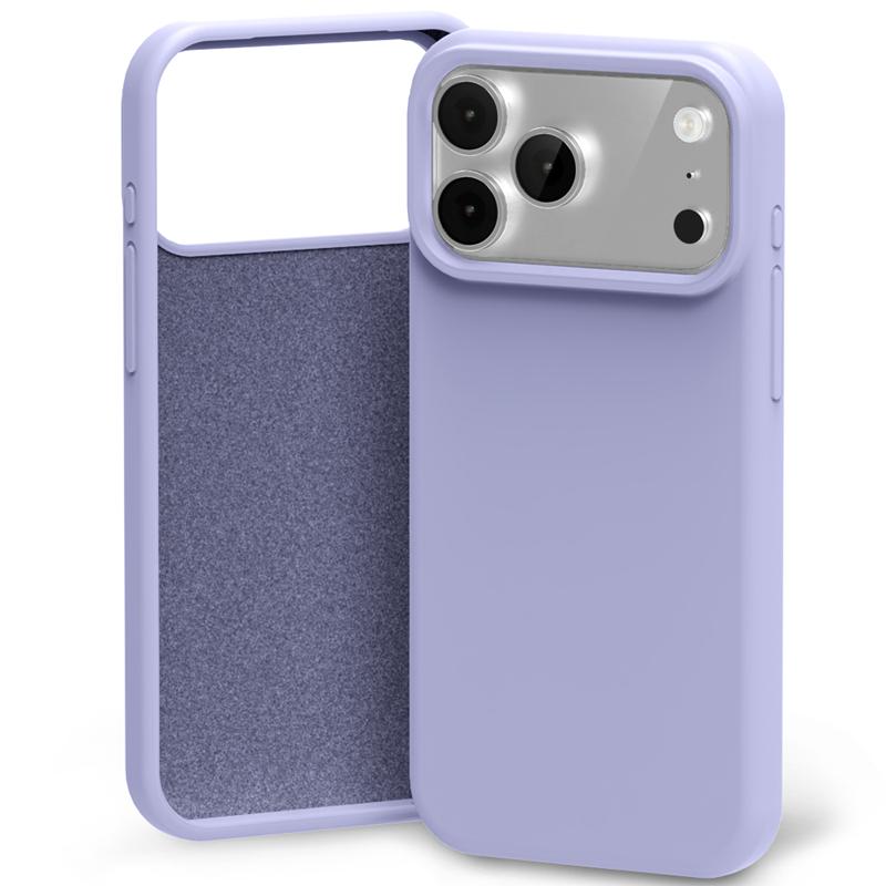 Etui Mercury Silicone do iPhone 17 Pro Max / 18 Pro Max lawendowa szarość