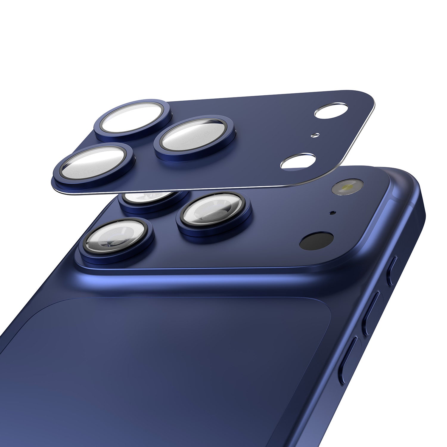 Verre trempé protection objectif iPhone 17 Pro bleu Etteri