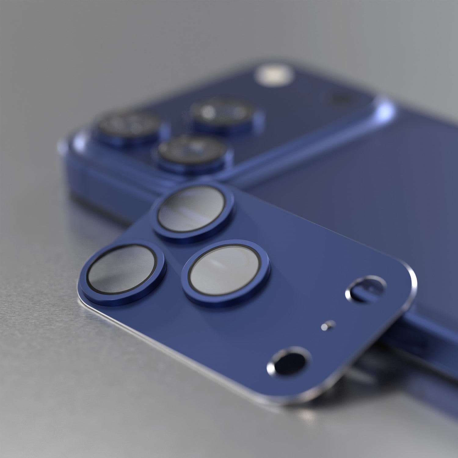 Verre trempé protection objectif iPhone 17 Pro bleu Etteri