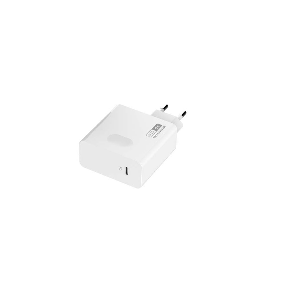 Ładowarka sieciowa Somostel SMS-Q15 Usb-C 65W + kabel Usb-c - Usb-c biała TTT
