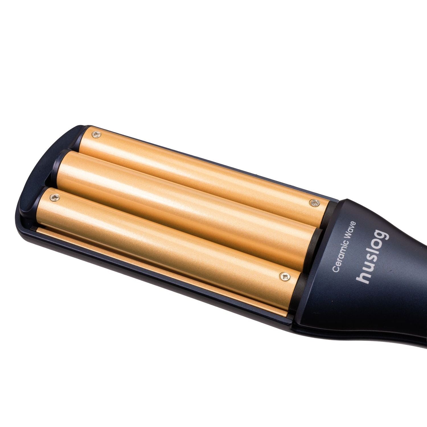 Huslog adjustable hair waver navy blue and gold
