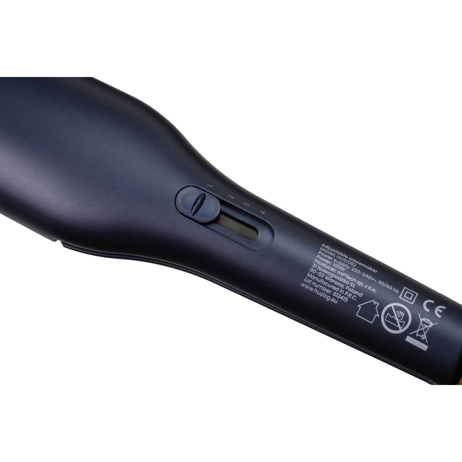 Huslog adjustable hair waver navy blue and gold