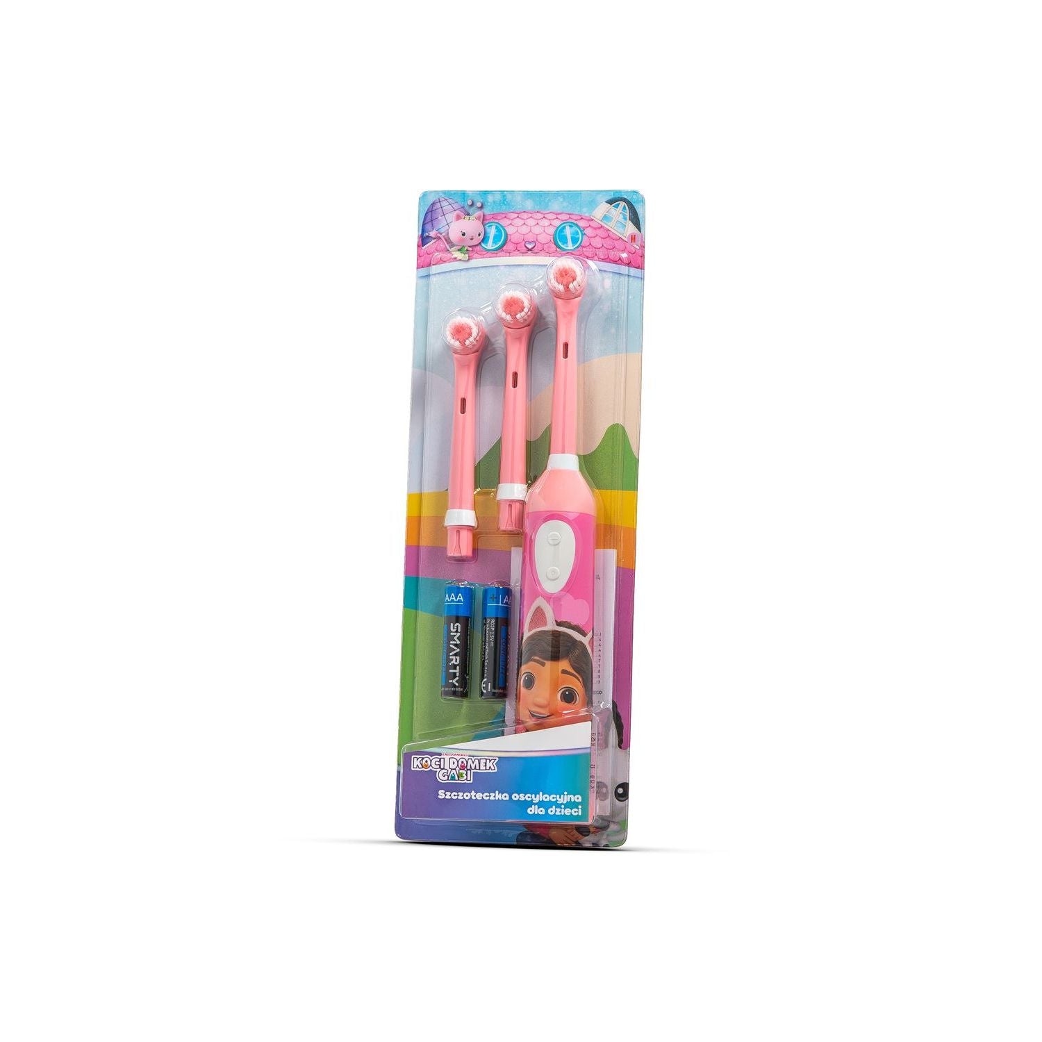 Gabby's Dollhouse oscillating children's toothbrush pink