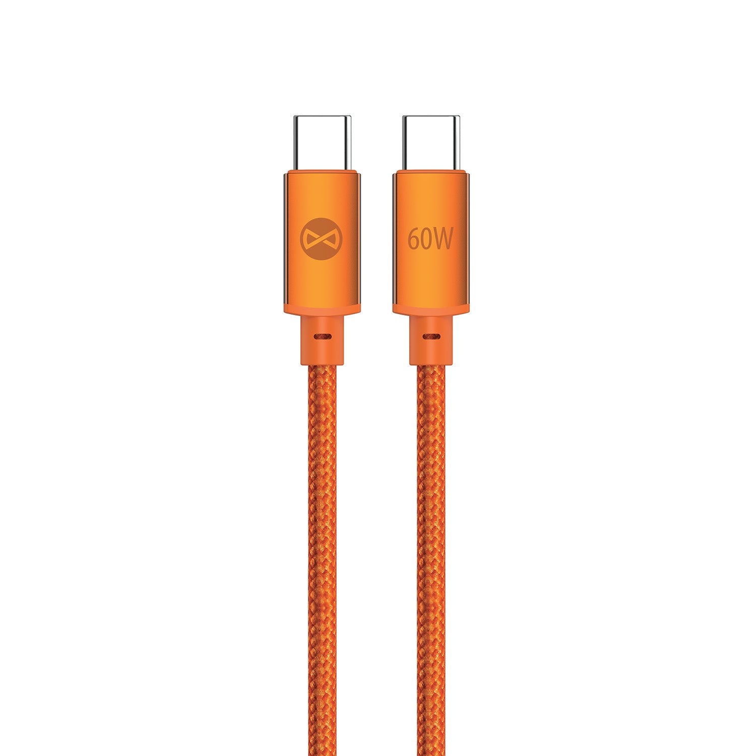 Câble USB-C Forever Saffron — 1,0 m, 60W, charge rapide