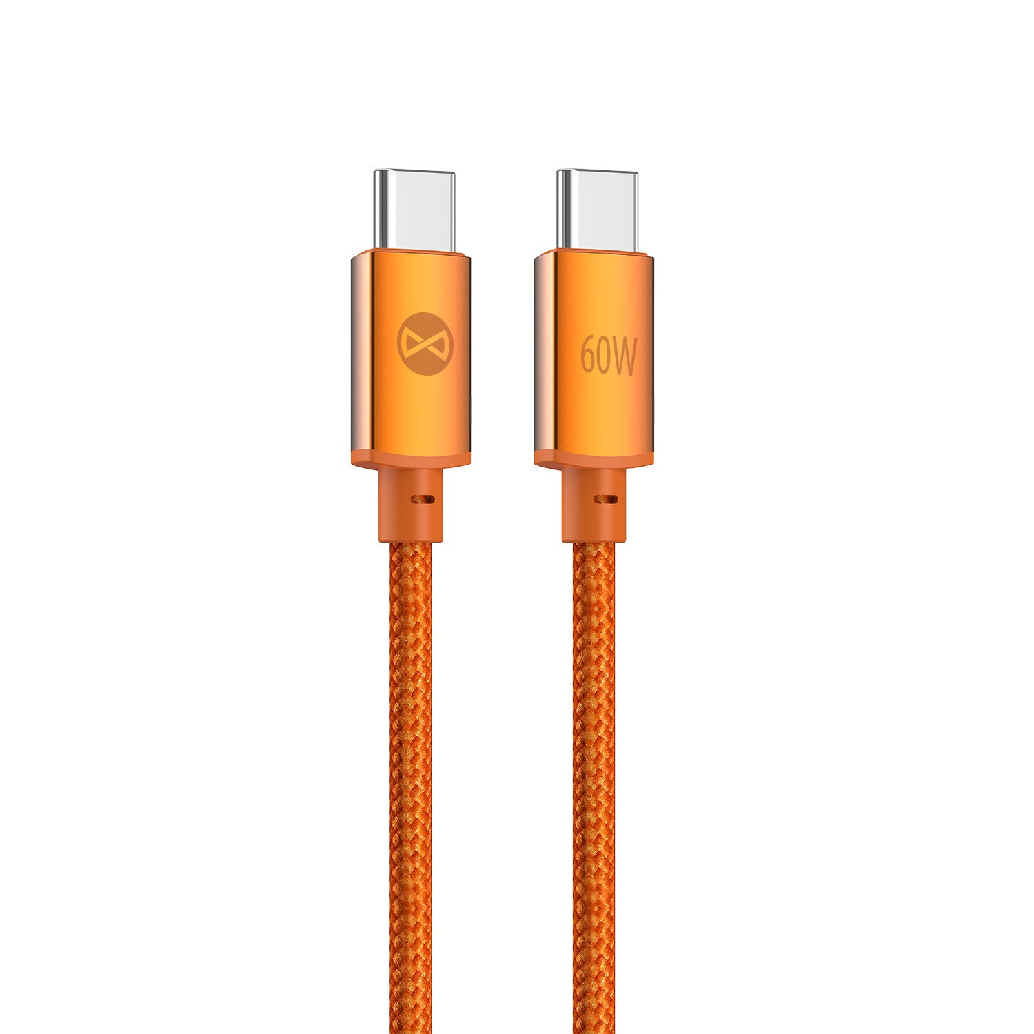 Câble USB-C Forever Saffron — 1,0 m, 60W, charge rapide