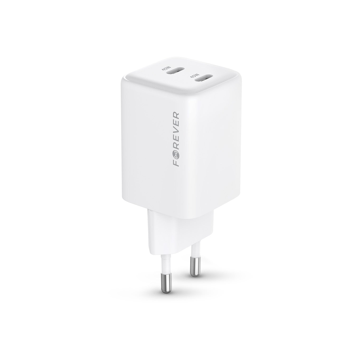 Chargeur Forever TC-08 45W 2x USB-C — GaN PD