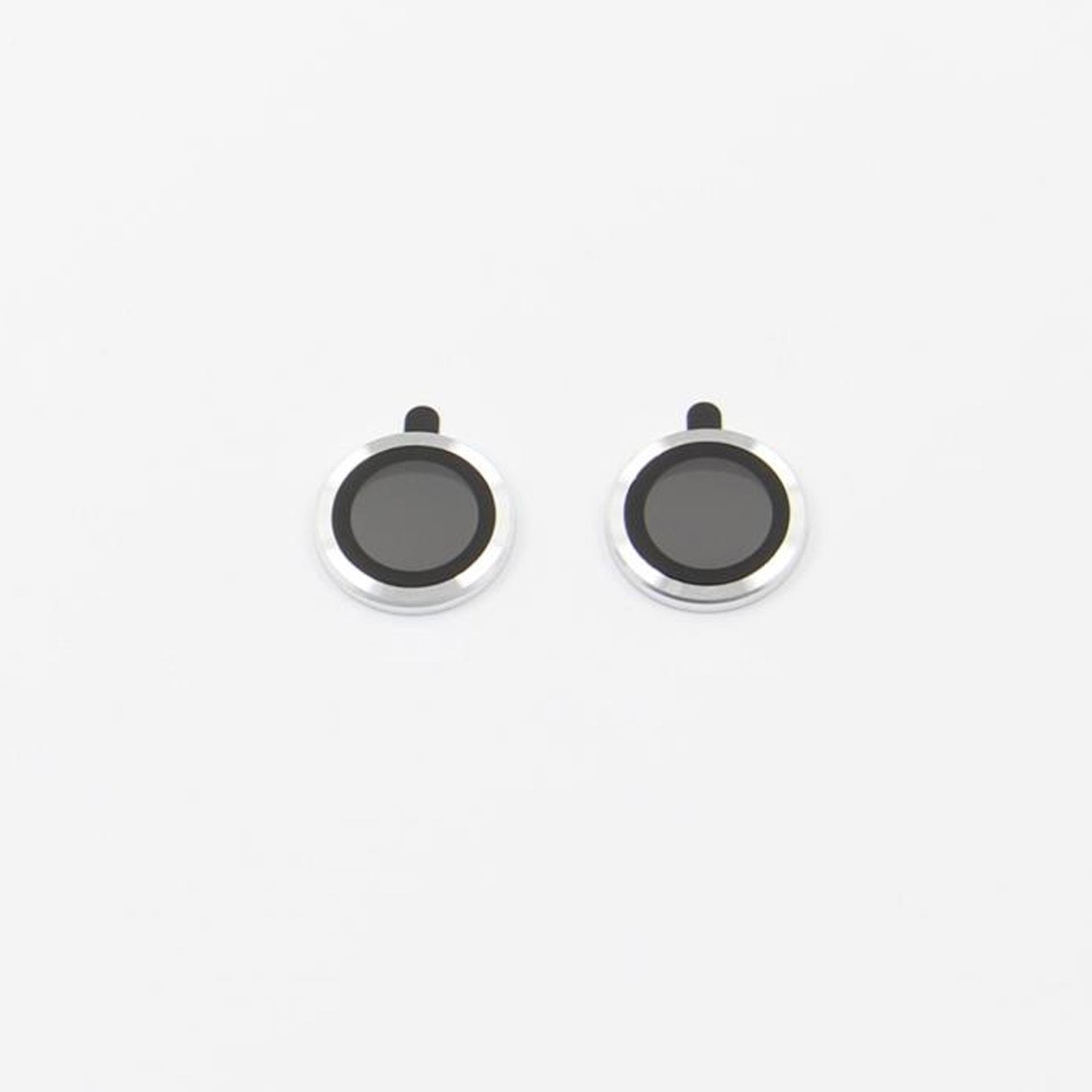 Set of lens glasses for iPhone 17 silver