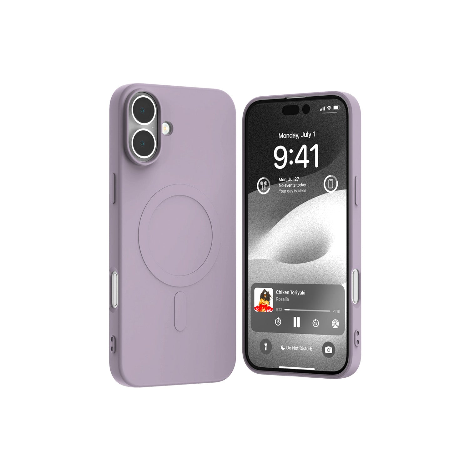 MERCURY SEMI-SILICON MAGSAFE IPHONE 16 PLUS (6.7) LILAC PURPLE