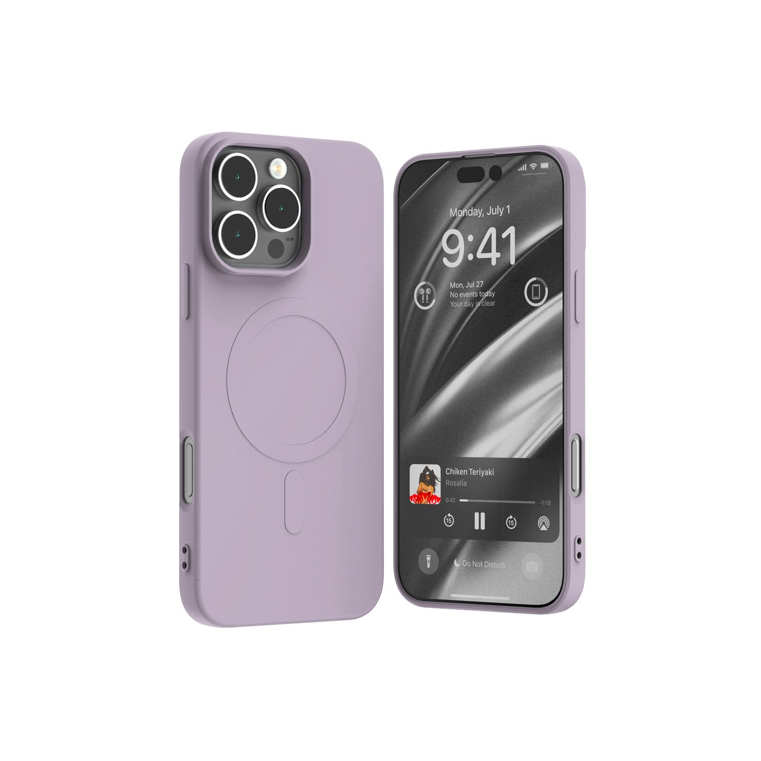 Mercury Semi-Silicone MagSafe for iPhone 16 Pro Max (6.9) lilac purple