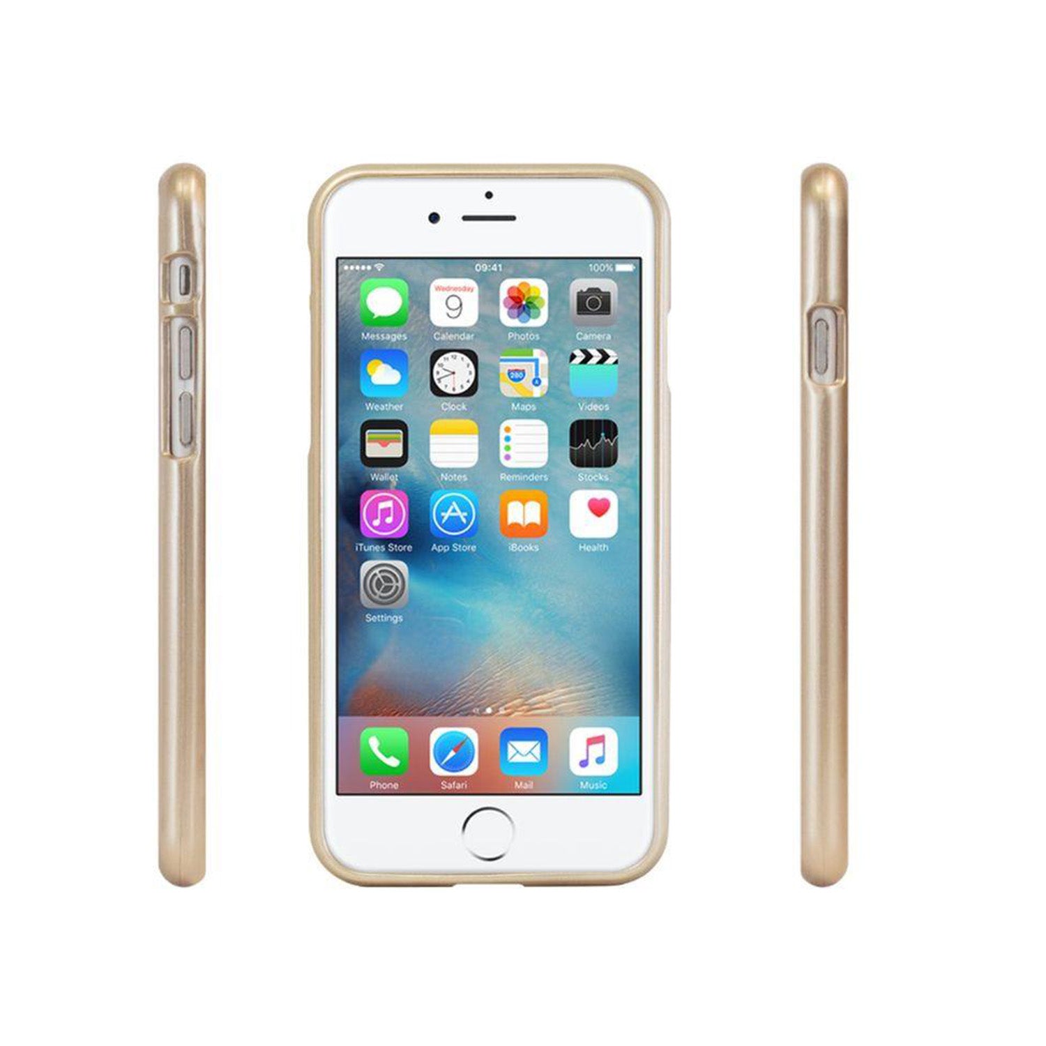 Mercury Jelly for iPhone 13 Mini gold