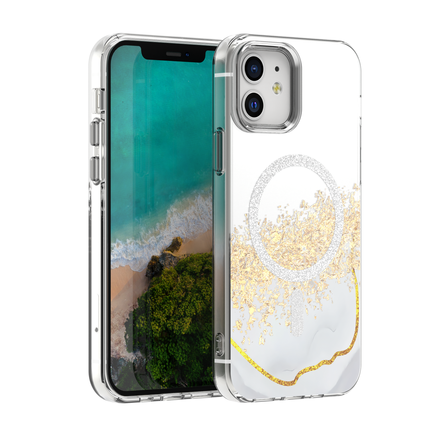 Coque Epoxy Mag pour iPhone 12/12 Pro — Transparent