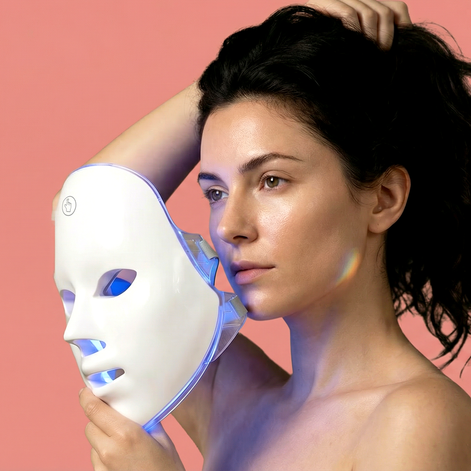 Marielle LED Light Therapy Mask MML white