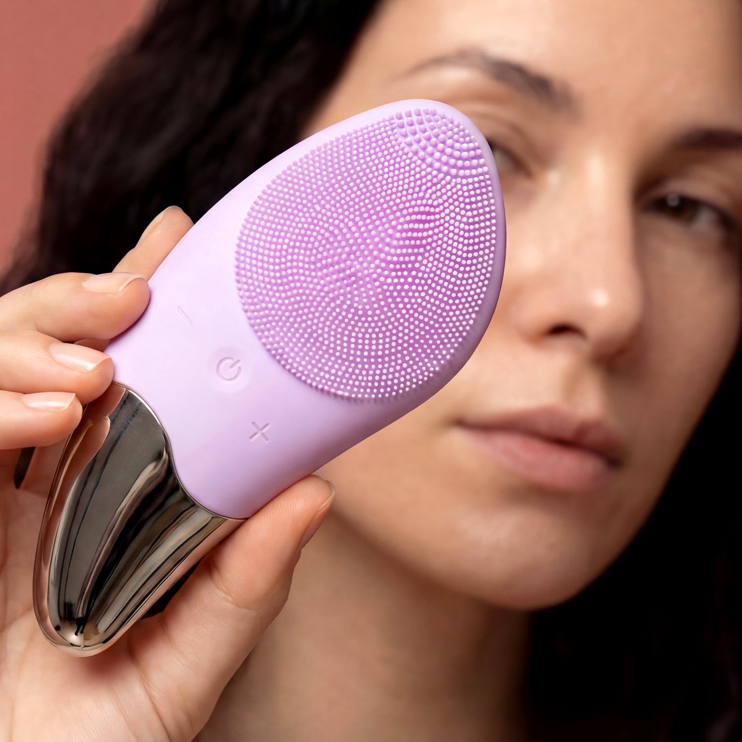 Marielle Electronic Facial Cleansing Brush MST purple