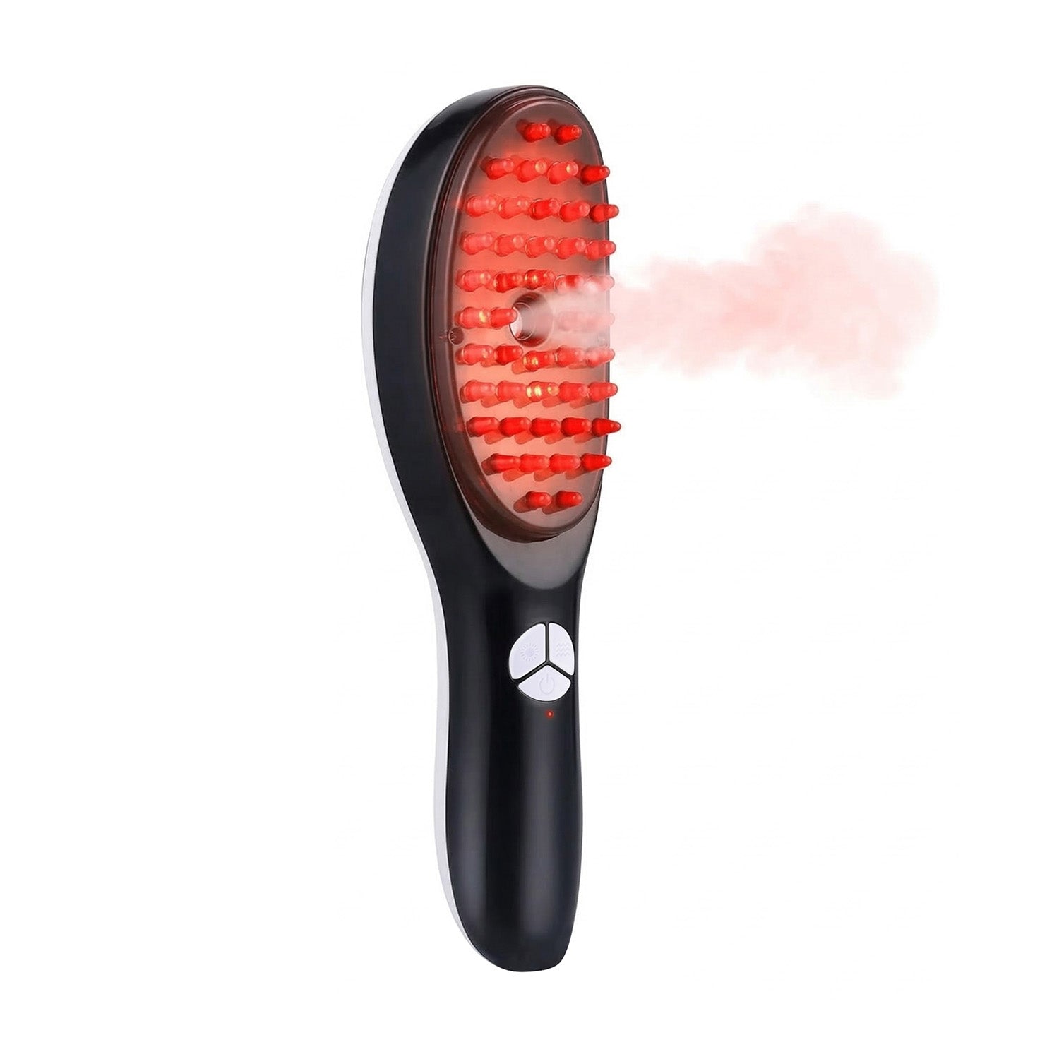 Marielle head massage brush with steam and light function MSMPS black