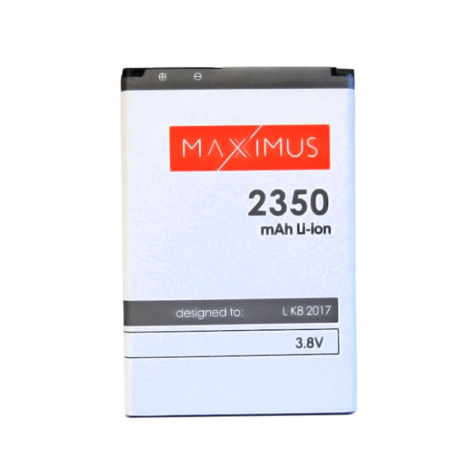 Batterie Maxximus pour LG K10 — 2400mAh haute performance