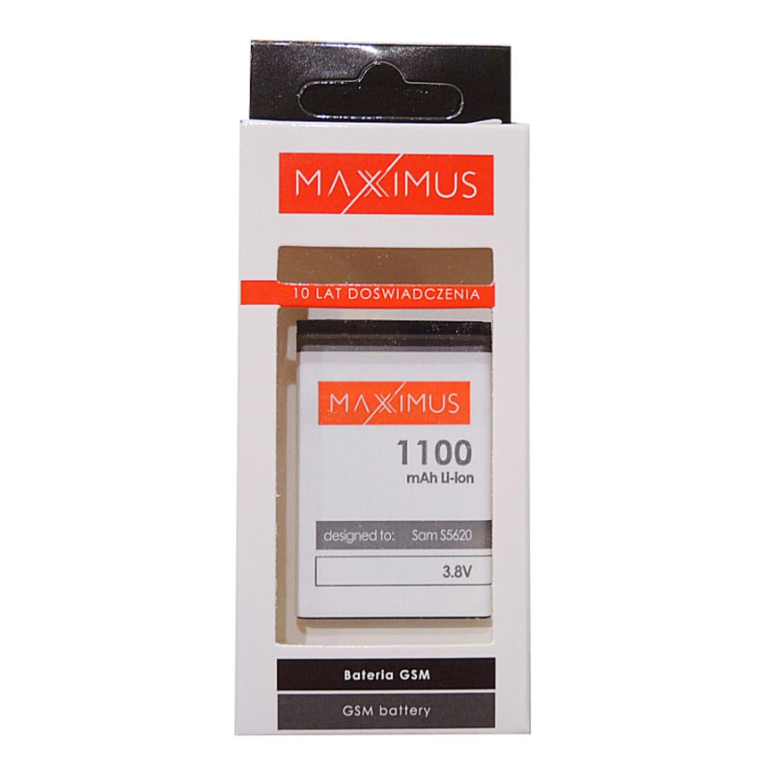 Batterie Maxximus pour Samsung S5620/L700 — 1100 mAh
