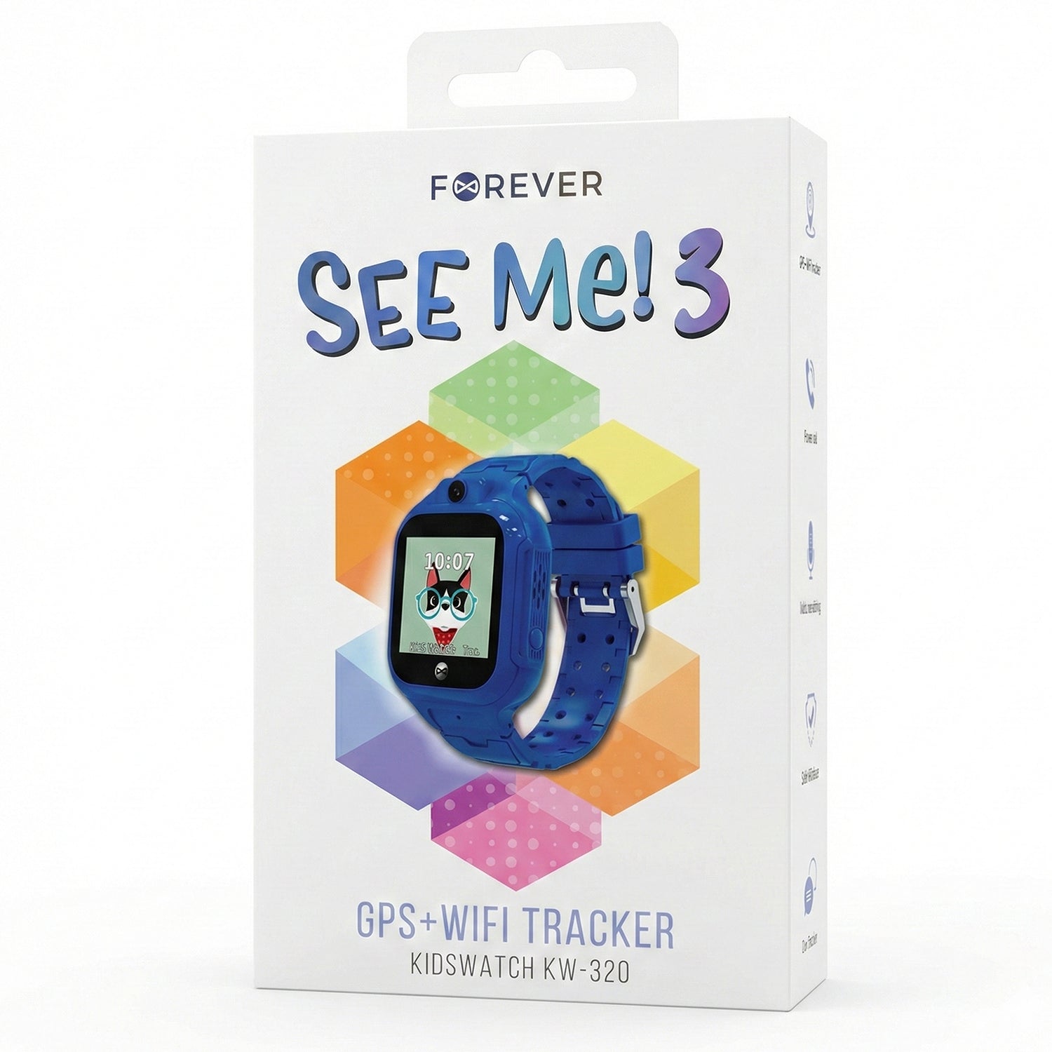 Forever smartwatch GPS WiFi Kids See Me! 3 KW-320 blue