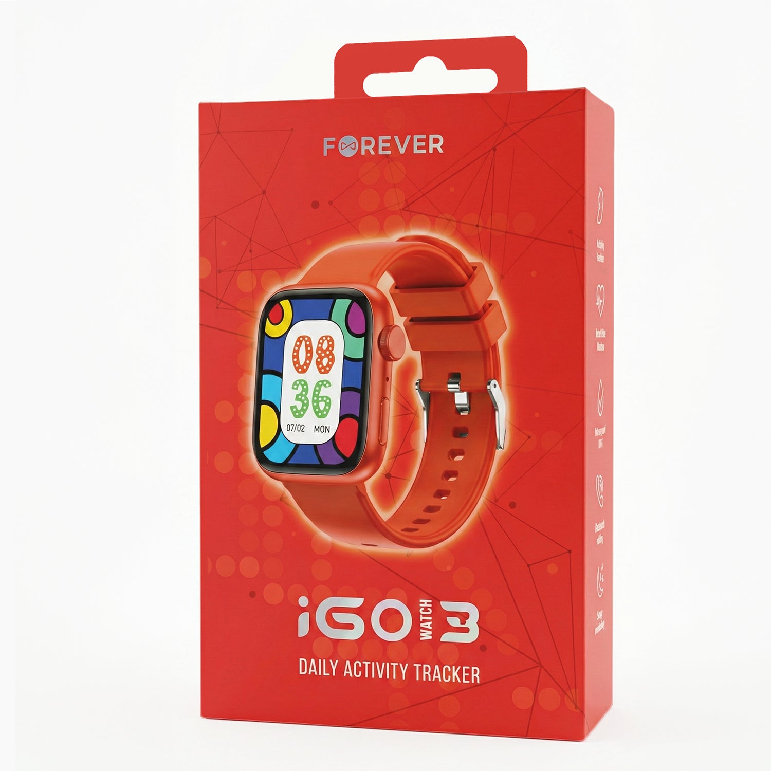 Forever smartwatch IGo Watch 3 JW-500 Red