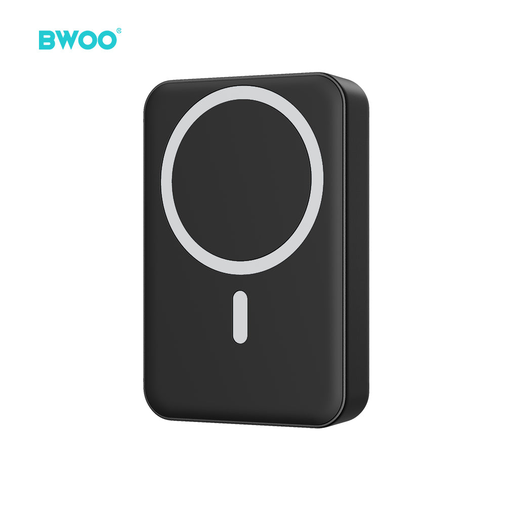 Chargeur BWOO 20W 10000 mAh power bank magnétique noir