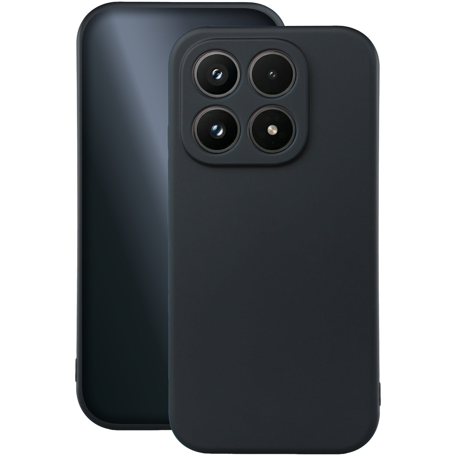 Silicon case for Xiaomi 17 black