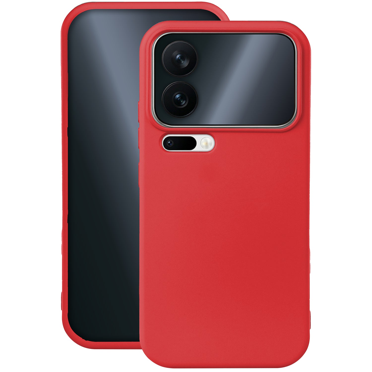 Silicon case for Xiaomi 17 Pro red