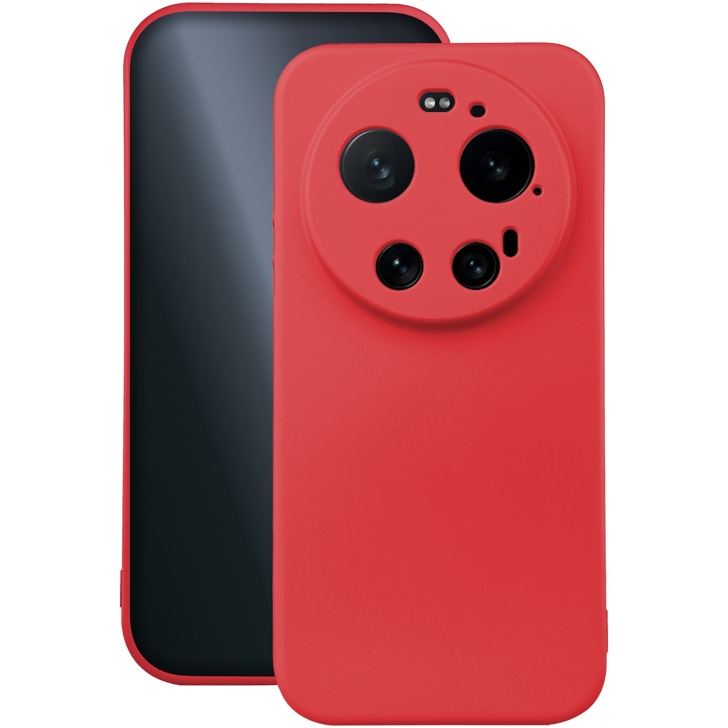 Silicon case for Xiaomi 17 Ultra red
