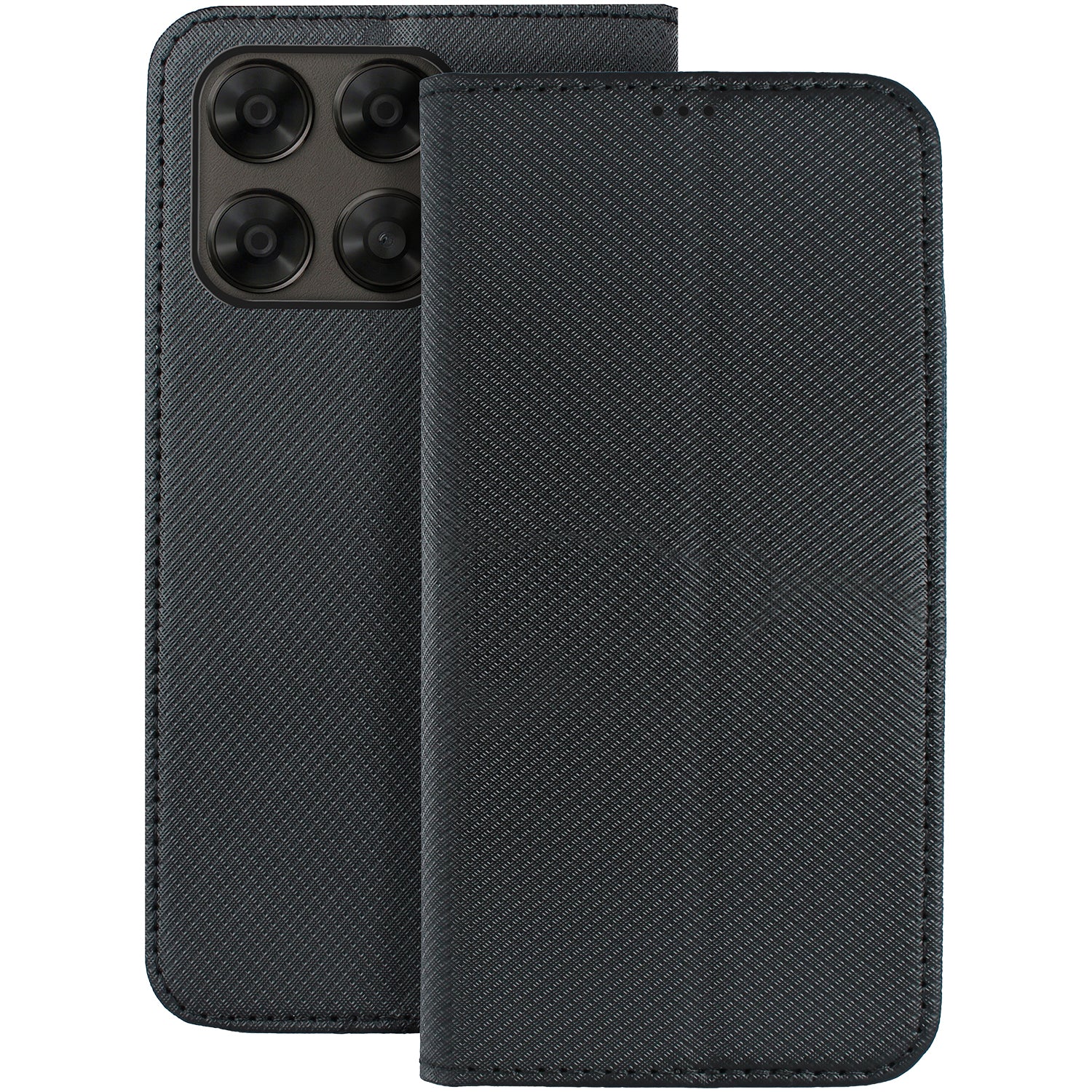 Smart Magnet case for Motorola Moto G67 5G / G77 5G black