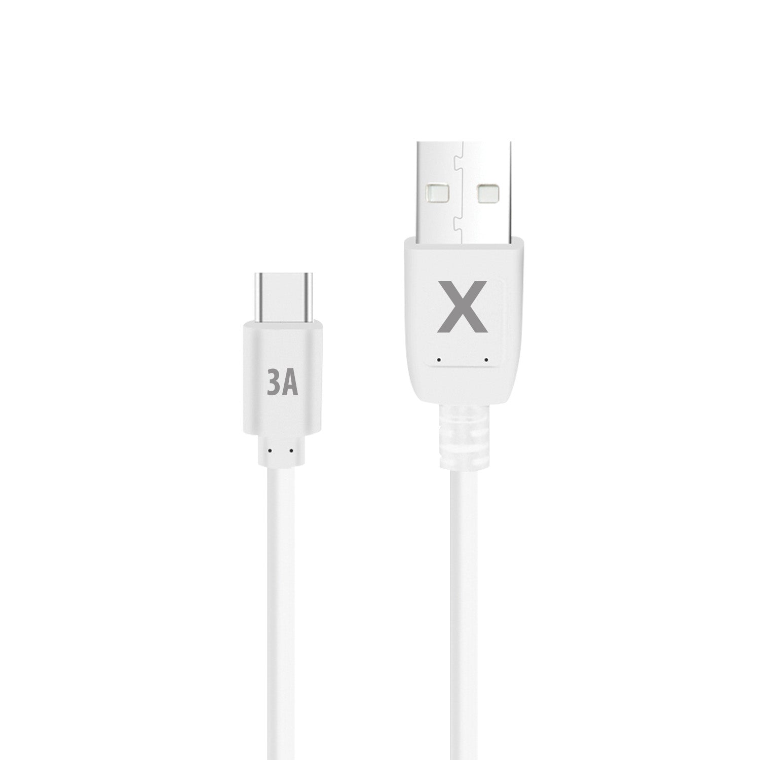 Maxlife cable USB - USB-C 0,5 m 3A white
