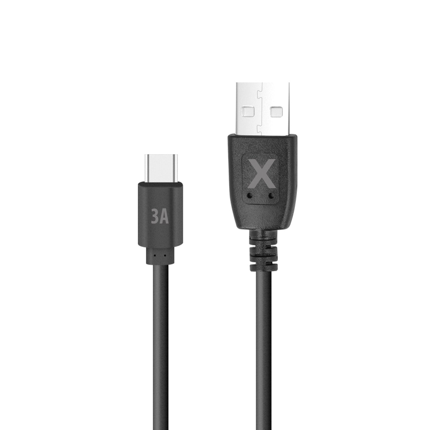 Maxlife cable USB - USB-C 0,5 m 3A black