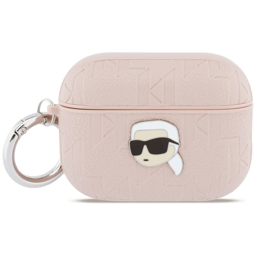 Karl Lagerfeld Monogram Karl Head for AirPods Pro 3 pink