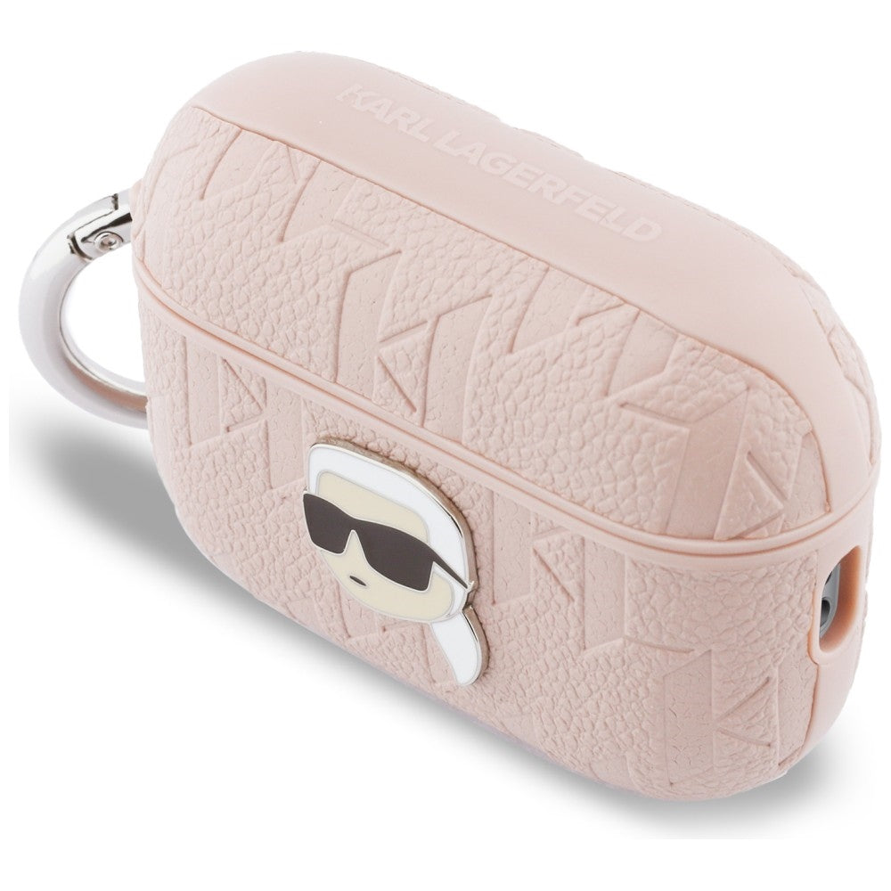 Karl Lagerfeld Monogram Karl Head for AirPods Pro 3 pink