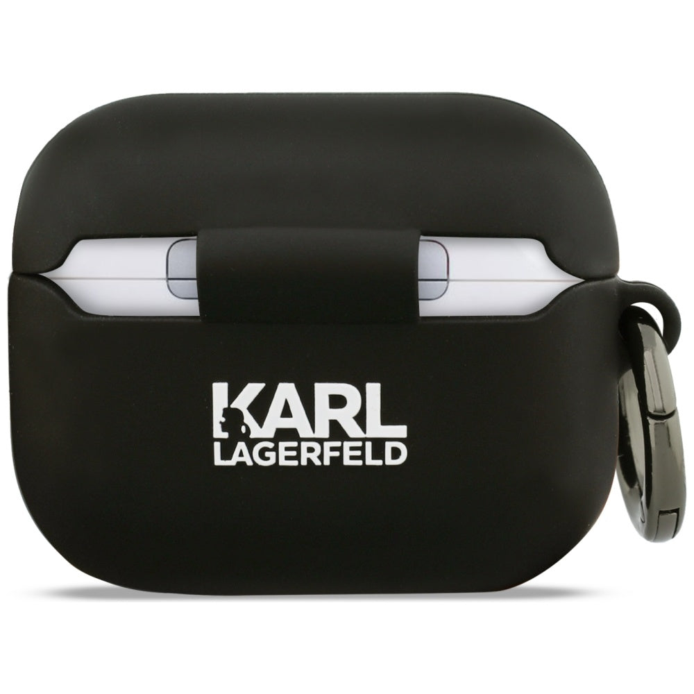 Karl Lagerfeld Silicone Karl & Choupette Head case for AirPods Pro 3 pink