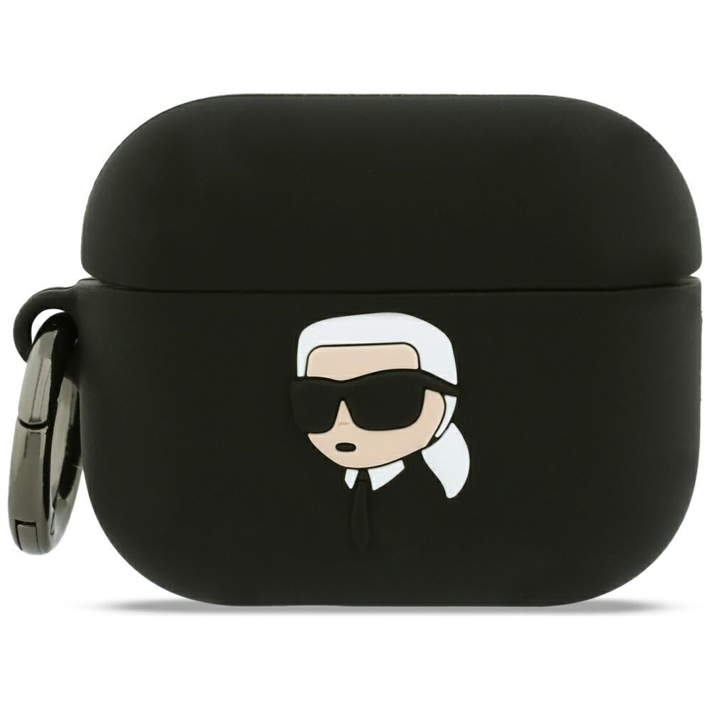Karl Lagerfeld Silicone Karl Head 3D case for AirPods Pro 3 black