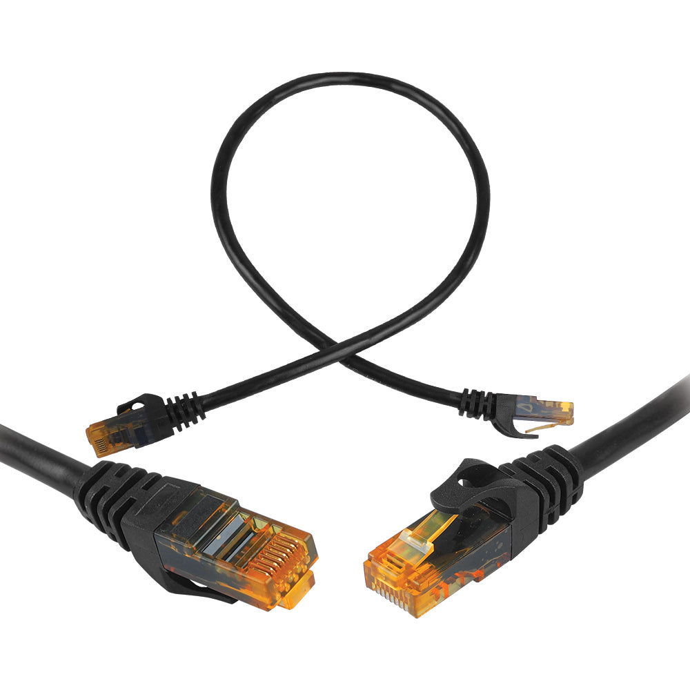 8P8C CAT6e UTP Connection network Cable (patchcord) 0.5m black