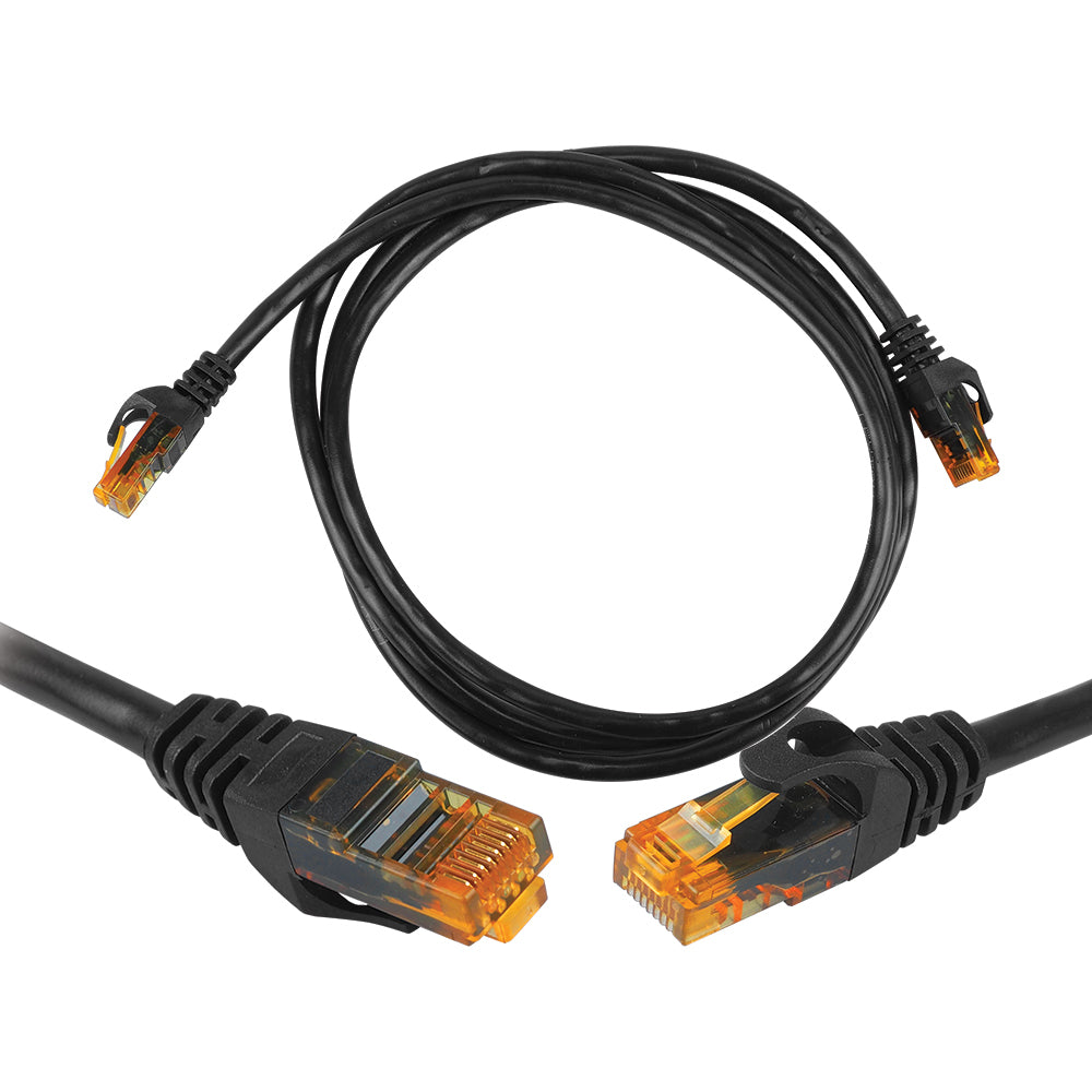 8P8C CAT6e UTP Connection network Cable (patchcord) 1m black