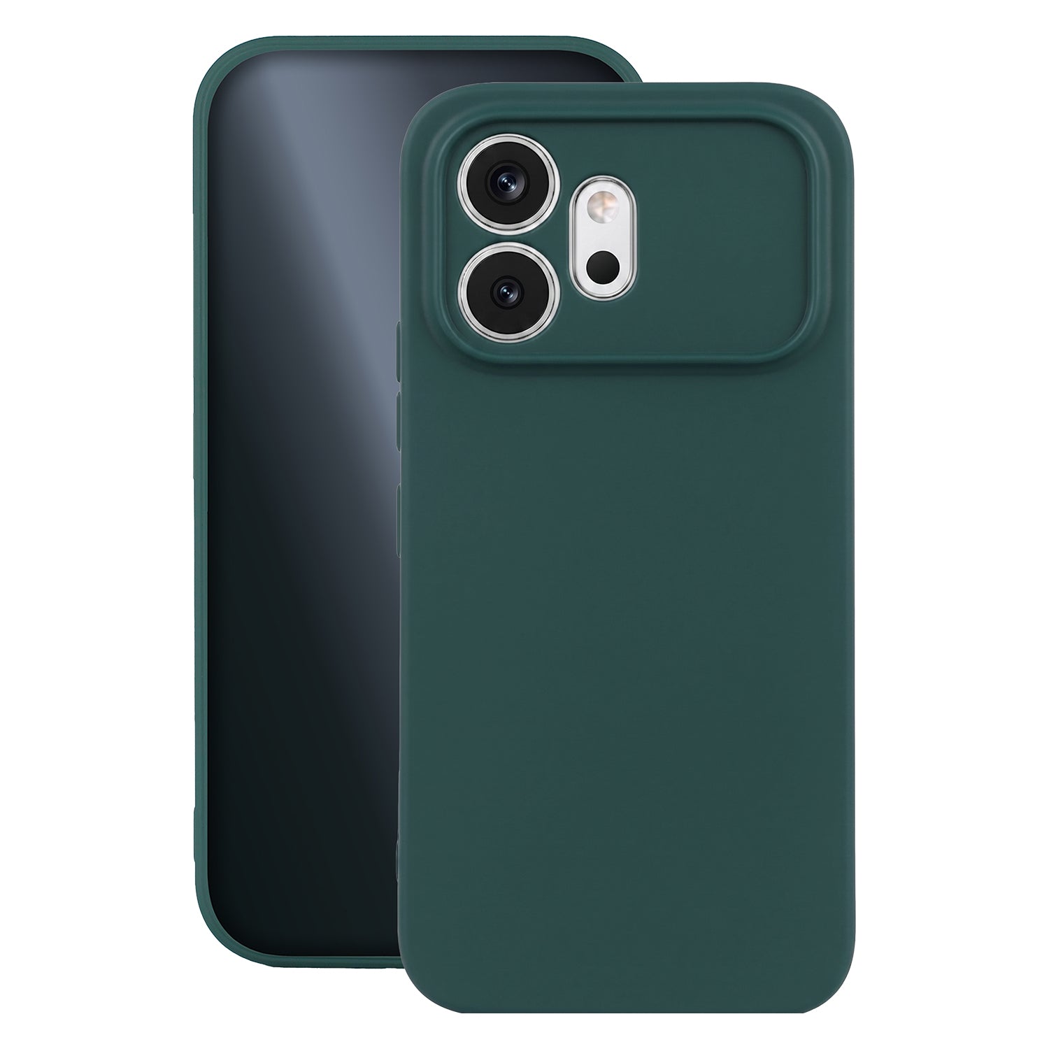 Matt TPU case for Honor 600 forest green