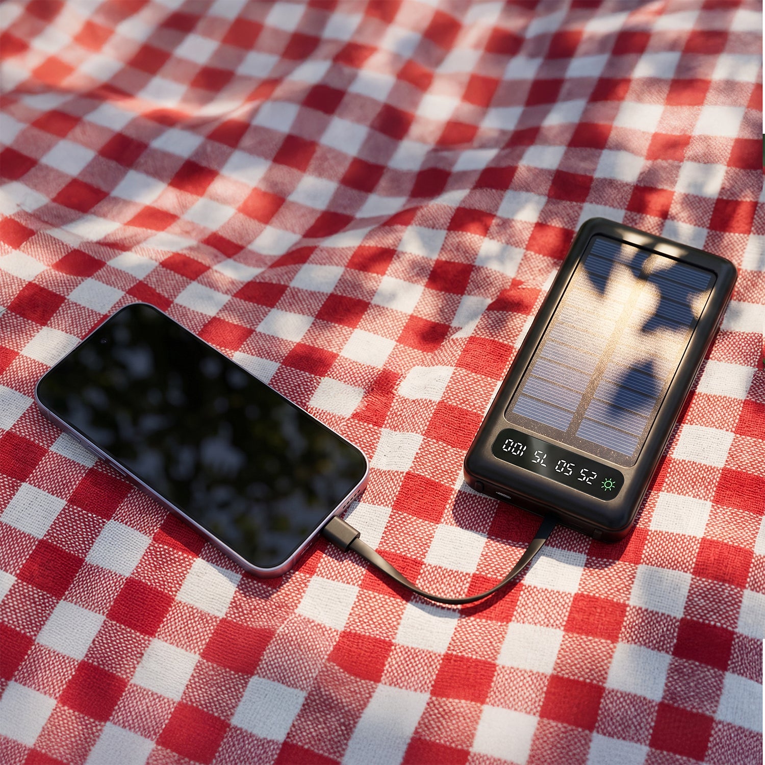 Setty solar power bank SLR-100 10000 mAh black