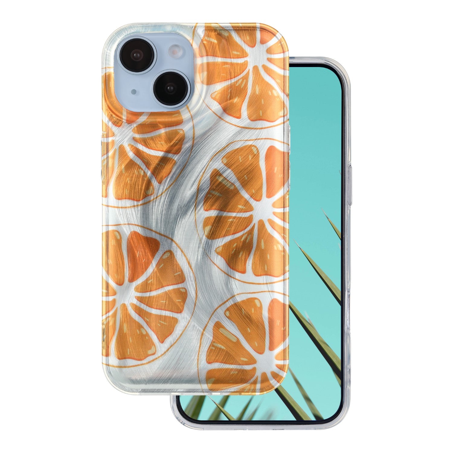 Ultra Trendy Summer case for iPhone 12 / 12 Pro 6,1" orange